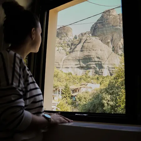 The House Under The Rocks Of Meteora 2